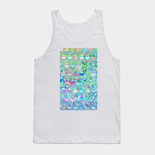 Art Deco Watercolor Patchwork Pattern 2 Tank Top